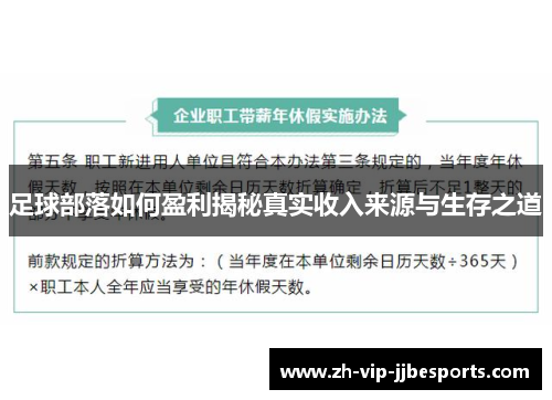 足球部落如何盈利揭秘真实收入来源与生存之道 足球部落如何盈利揭秘真实收入来源与生存之道